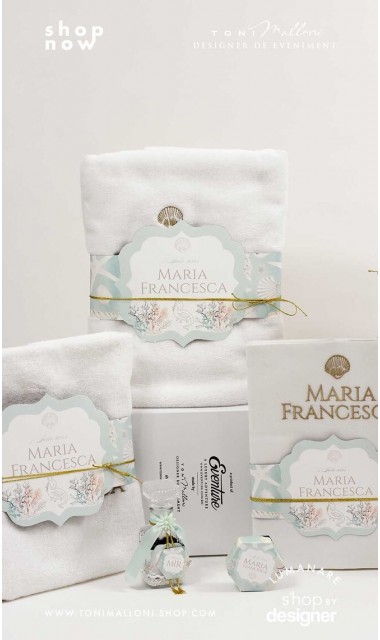 Trusou botez tematica marina fresh de vara Boho Ocean 6